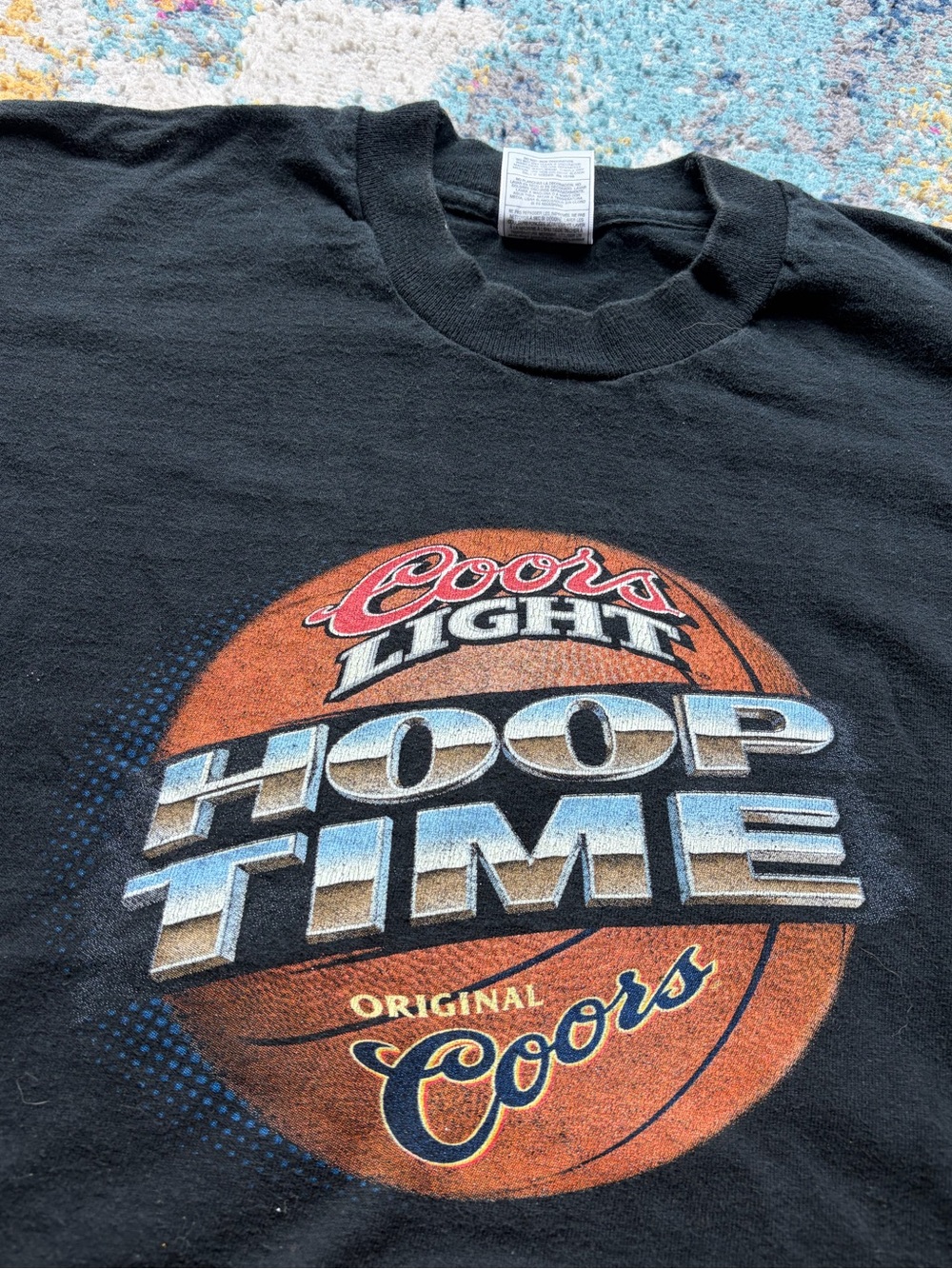Vintage Coors Light Hoop Time shirt